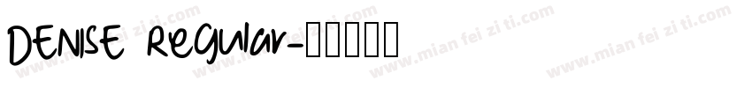 DENISE Regular字体转换